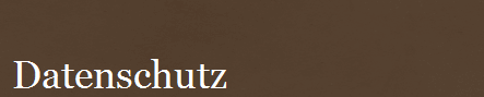 Datenschutz